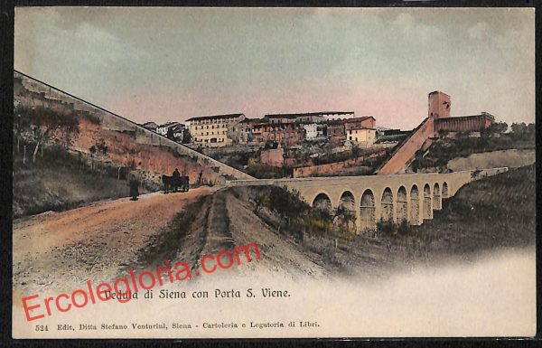 ai5397 - CARTOLINA D'EPOCA - Siena Città - Porta San Viene