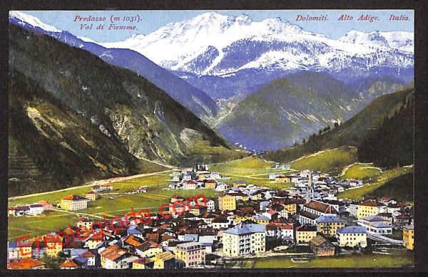 ai9731 - CARTOLINA D'EPOCA - Trento Provincia - Predazzo