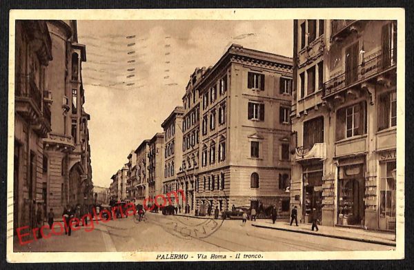 ah4682 - CARTOLINA D'EPOCA - Palermo Città - Via Roma
