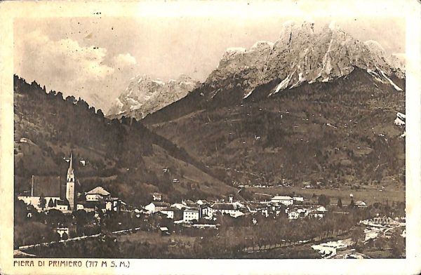 ab5664 - CARTOLINA  D'EPOCA - Trento Provincia :  FIERA DI PRIMIERO