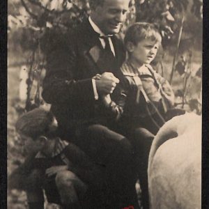 ag0414 - CARTOLINA D'EPOCA - Forlì Città - S. A. Mussolini con figli