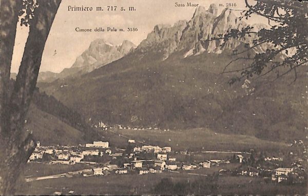 ab5666 - CARTOLINA  D'EPOCA - Trento Provincia :  FIERA DI PRIMIERO 1925