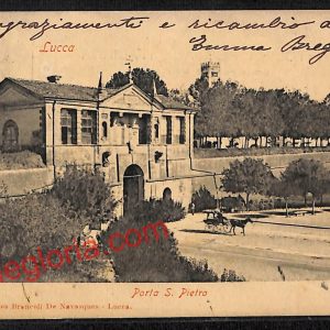 ag6082 - CARTOLINA D'EPOCA - Lucca Città - Porta S. Pietro