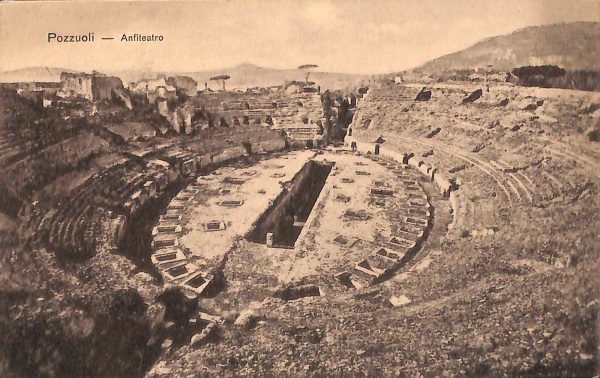 ab8416 - CARTOLINA  D'EPOCA - Napoli  Provincia  - POZZUOLI   1909