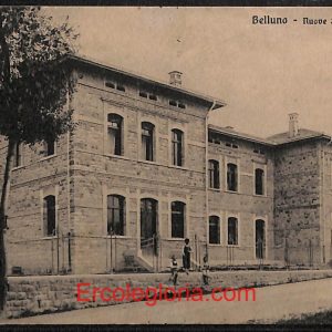 ae0995 - CARTOLINA  D'EPOCA - Belluno Citta - Nuove Scuole di Castion