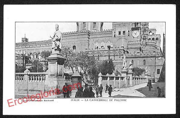 ah4707 - CARTOLINA D'EPOCA - Palermo Città - La Cattedrale di Palermo