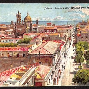 ah4711 - CARTOLINA D'EPOCA - Palermo Città - Panorama