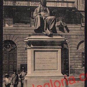ag6094 - CARTOLINA D'EPOCA - Lucca Città - Monumento al Prof. Francesco Carrara