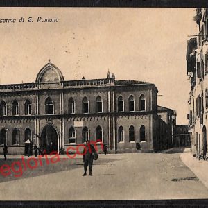 ag6102 - CARTOLINA D'EPOCA - Lucca Città - Caserma di S. Romano  1928