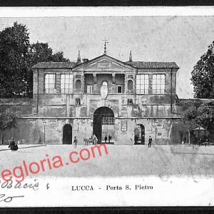 ag6114 - CARTOLINA D'EPOCA - Lucca Città - Porta S. Pietro  1901