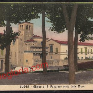 ag6117 - CARTOLINA D'EPOCA - Lucca Città - Chiesa di S. Ponziano
