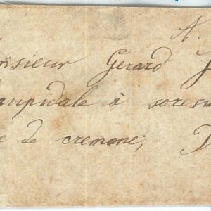 71688 - FRANCE - COVER from 2nd INDEPENDENCE WAR 1859 Arme d"Italie-Cremone