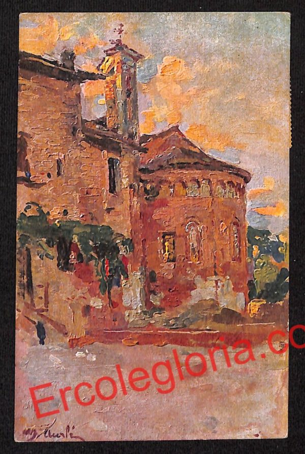 ah5831 - CARTOLINA  D'EPOCA - Pavia Città - Abside Chiesa di San Lazzaro