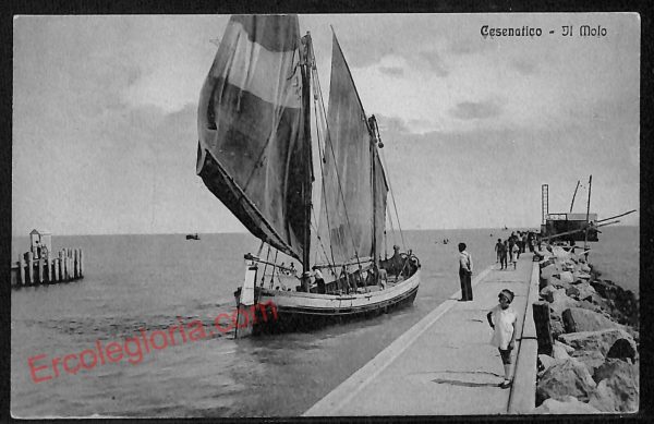 ag0470 - CARTOLINA D'EPOCA - Forlì Provincia - Cesenatico
