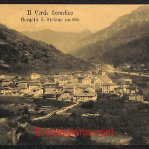 ae0975 - CARTOLINA  D'EPOCA - Belluno Citta - Borgata S. Stefano