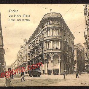 ai7984 - CARTOLINA D'EPOCA - Torino Città - Via Pietro Mica