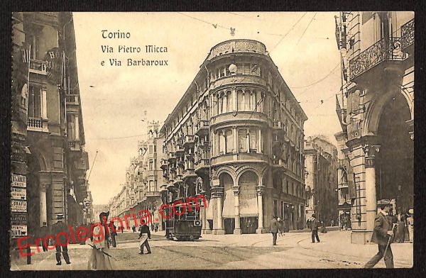 ai7984 - CARTOLINA D'EPOCA - Torino Città - Via Pietro Mica