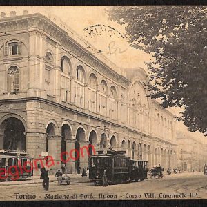 ai7986 - CARTOLINA D'EPOCA - Torino Città - Stazione di Porta Nuova