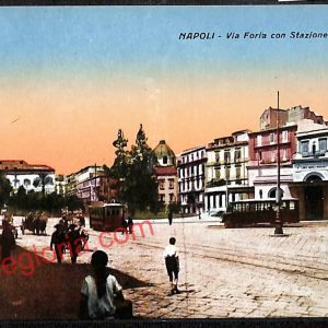 ag9775 - CARTOLINE D'EPOCA - Napoli Citta - Stazione Metropolitana