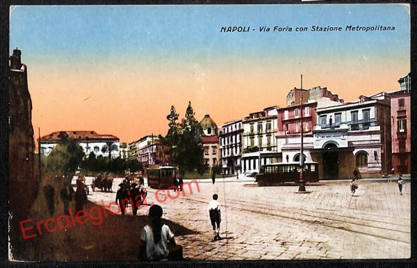 ag9775 - CARTOLINE D'EPOCA - Napoli Citta - Stazione Metropolitana