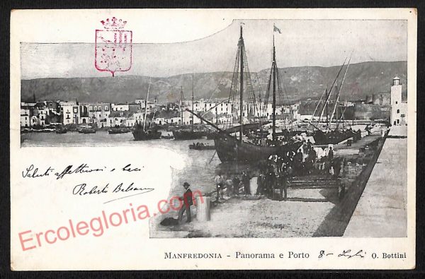 ag0255 - CARTOLINA D'EPOCA - Foggia Provincia - Manfredonia