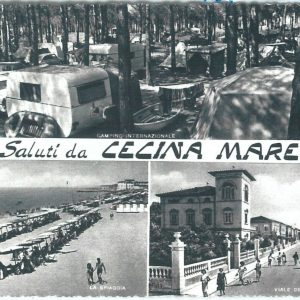 73521  - CARTOLINA d'Epoca: LIVORNO provincia - Cecina Mare  1964