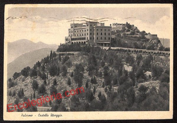 ah4683 - CARTOLINA D'EPOCA - Palermo Città - Castello  Utveggio