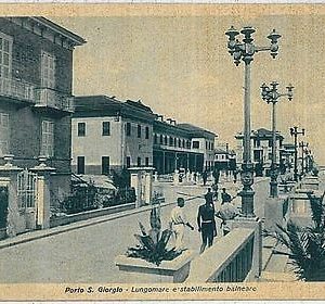 CARTOLINA d'Epoca ASCOLI PICENO provincia - Porto San Giorgio 1942