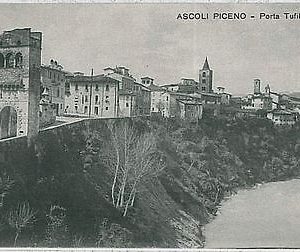 34060  CARTOLINA d'Epoca ASCOLI PICENO città : PORTA TUFILLA