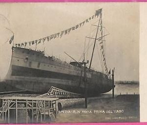 af8173 - Italy - VINTAGE POSTCARD Ansichtskarten - 1904 - Ship "Roma" Navi