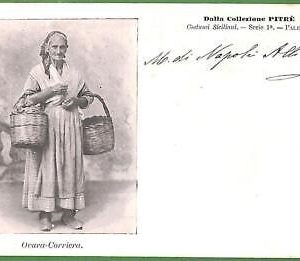 ah2382 - ITALIA - VINTAGE POSTCARD  - 1900 - Costume, ETHNIC  Palermo