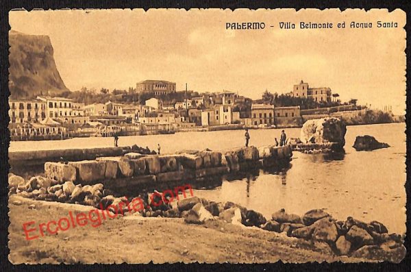 ah4633 - CARTOLINA D'EPOCA - Palermo Città - Villa Belmonte